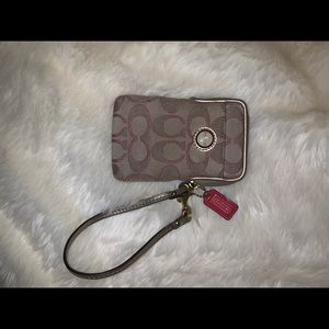 COACH MINI wristlet/wallet!!